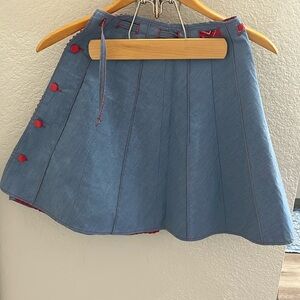 VTG 60’s Handmade Young Girlies wrap style Skirt. Approximately 24.75 inch waist